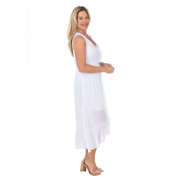 MLLE GABRIELLE  • Sleeveless Summer dress.
• V-neckline. - Picture 4 of 6